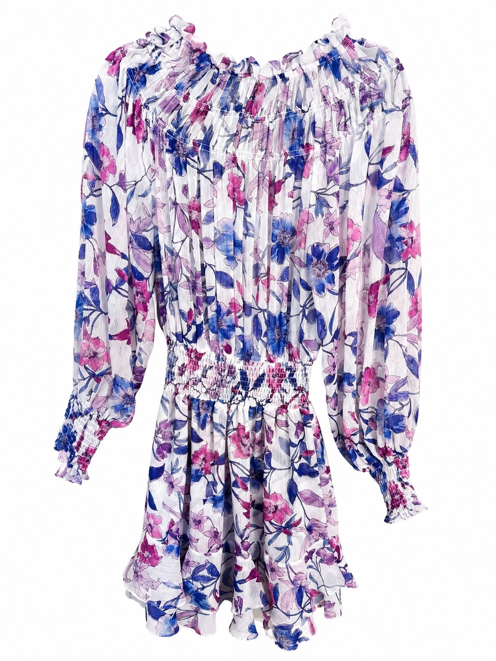 🌺 MISA Los Angeles Floral Mini Dress - Picture 4 of 4